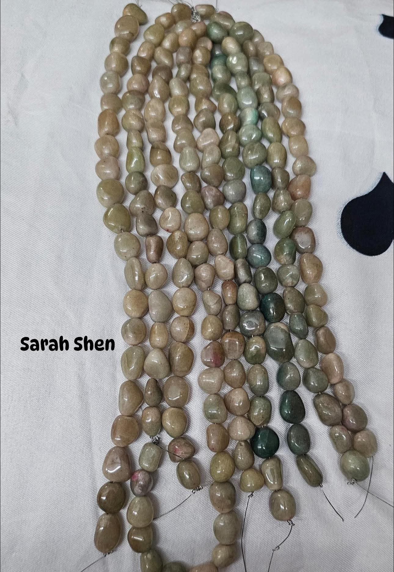 Natural drilled beads