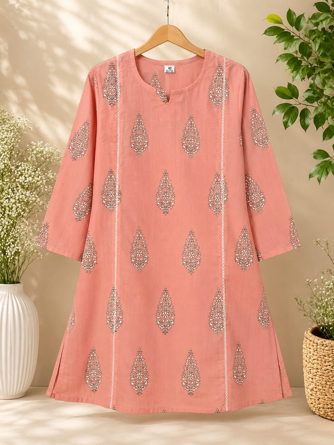 Pure cotton good quality jeans short kurti ,