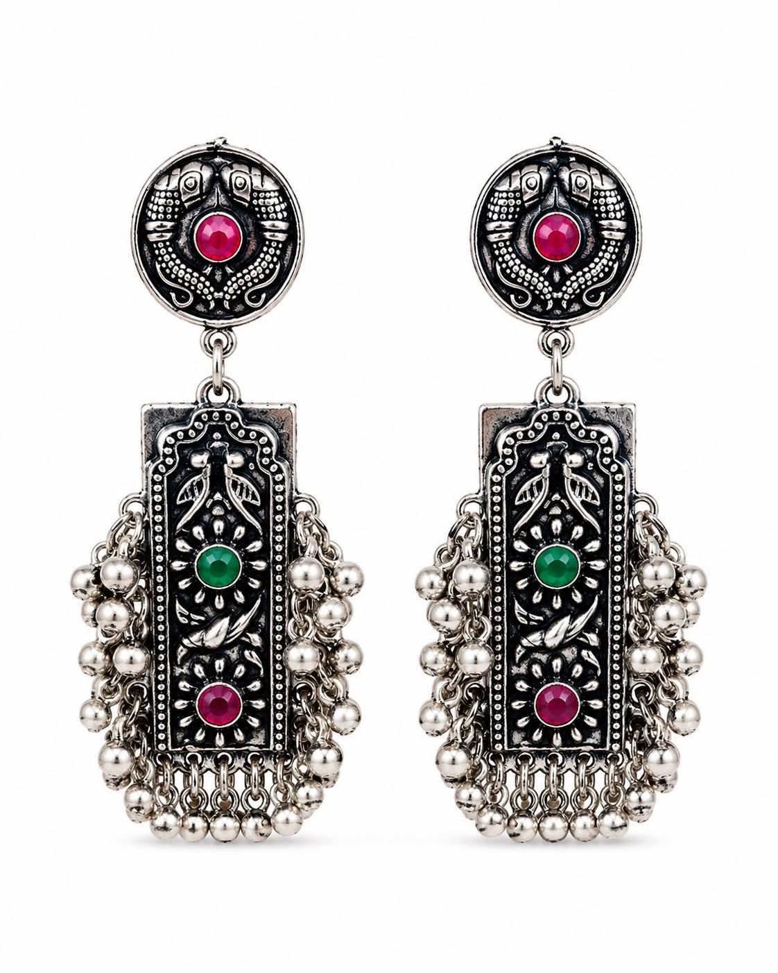 EARRINGS IN GERMEN SILVER